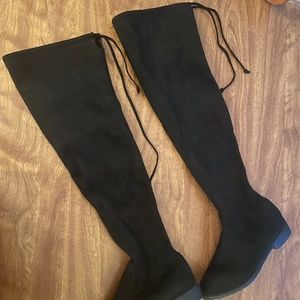 Black Over the Knee Boots